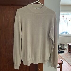 Pronto Uomo Mock Neck Silk Sweater